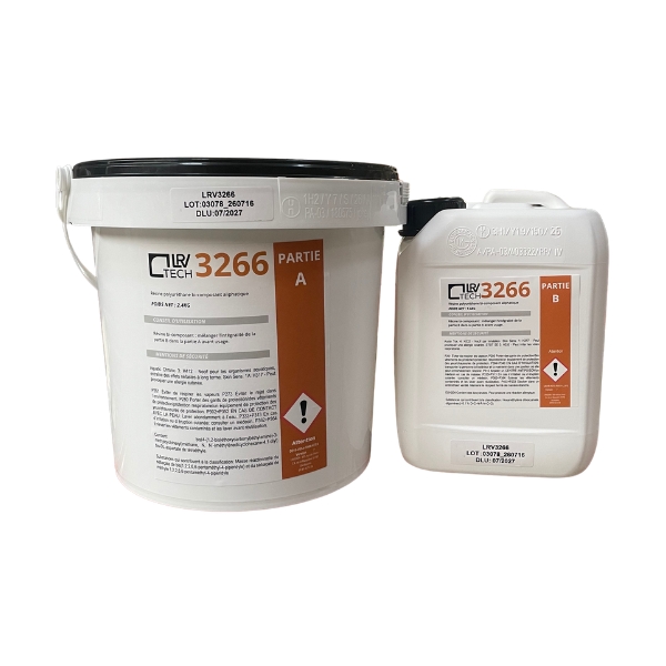lrv 3266 résine polyuréthane bi composante pour granulats